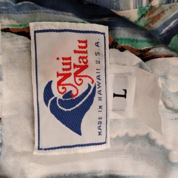 Vintage nui nalu Hawaii bottom down shirt - Picture 4 of 4